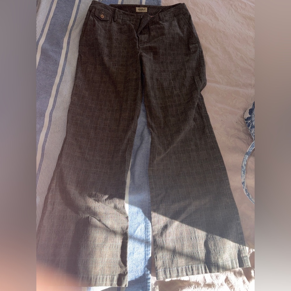 Vintage Eddie Bauer Vashon Fit Plaid Bootcut Pants – Women’s 12 (Runs Small)